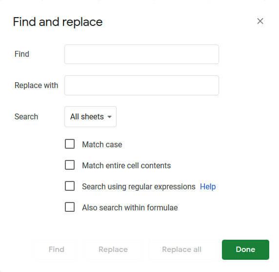 Hướng dẫn cách tìm kiếm trong Google Sheets